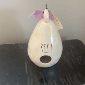 Rae Dunn rest birdhouse